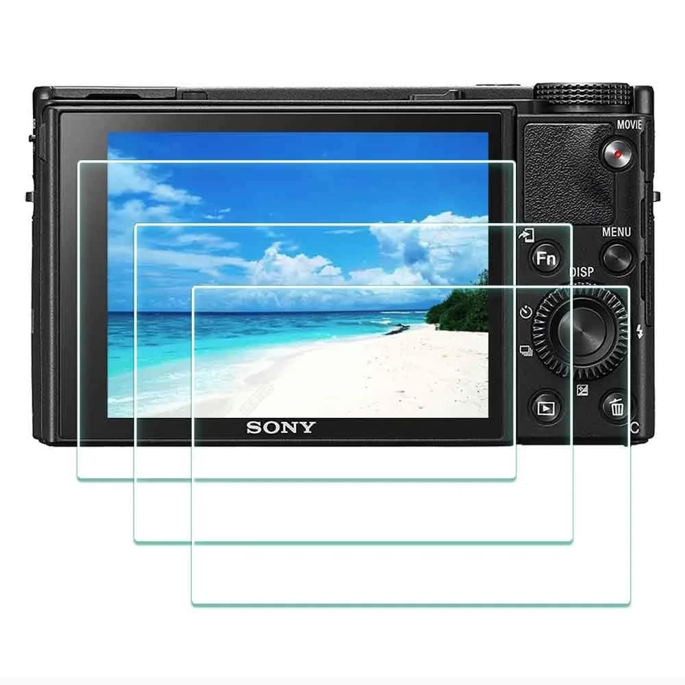 ULBTER 9H Tempered Glass Screen Protector for Sony RX100 VII VI V IV III II I M7 LCD | 3-Pack Anti-Bubble Anti-Scratch — RX100 VII
