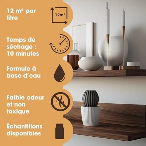 Furniture Clinic Wood Stain Tester Kit (9 x 15ml / 4.5 Fl Oz) | Water-Based, Fast-Drying, Concentrated Formula thumbnail 4