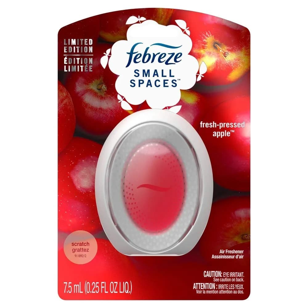 Febreze Small Spaces Air Freshener | Fresh Pressed Apple Scent for Small Rooms - main product image