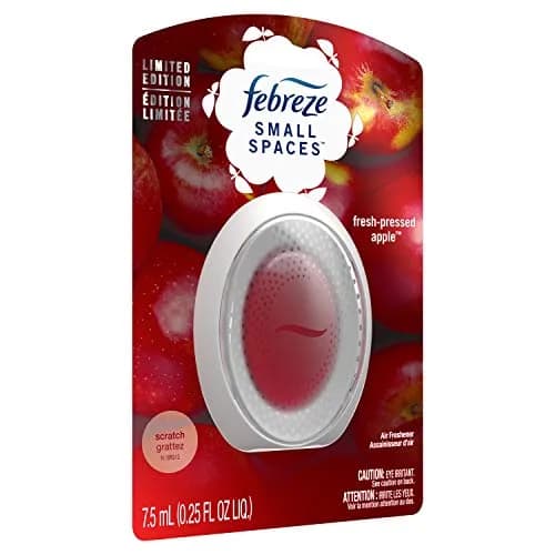 Febreze Small Spaces Air Freshener, Fresh Pressed Apple Scent, 0.07 L (0.25 Fl Oz) | Concentrated Formula for Odor Control thumbnail 4