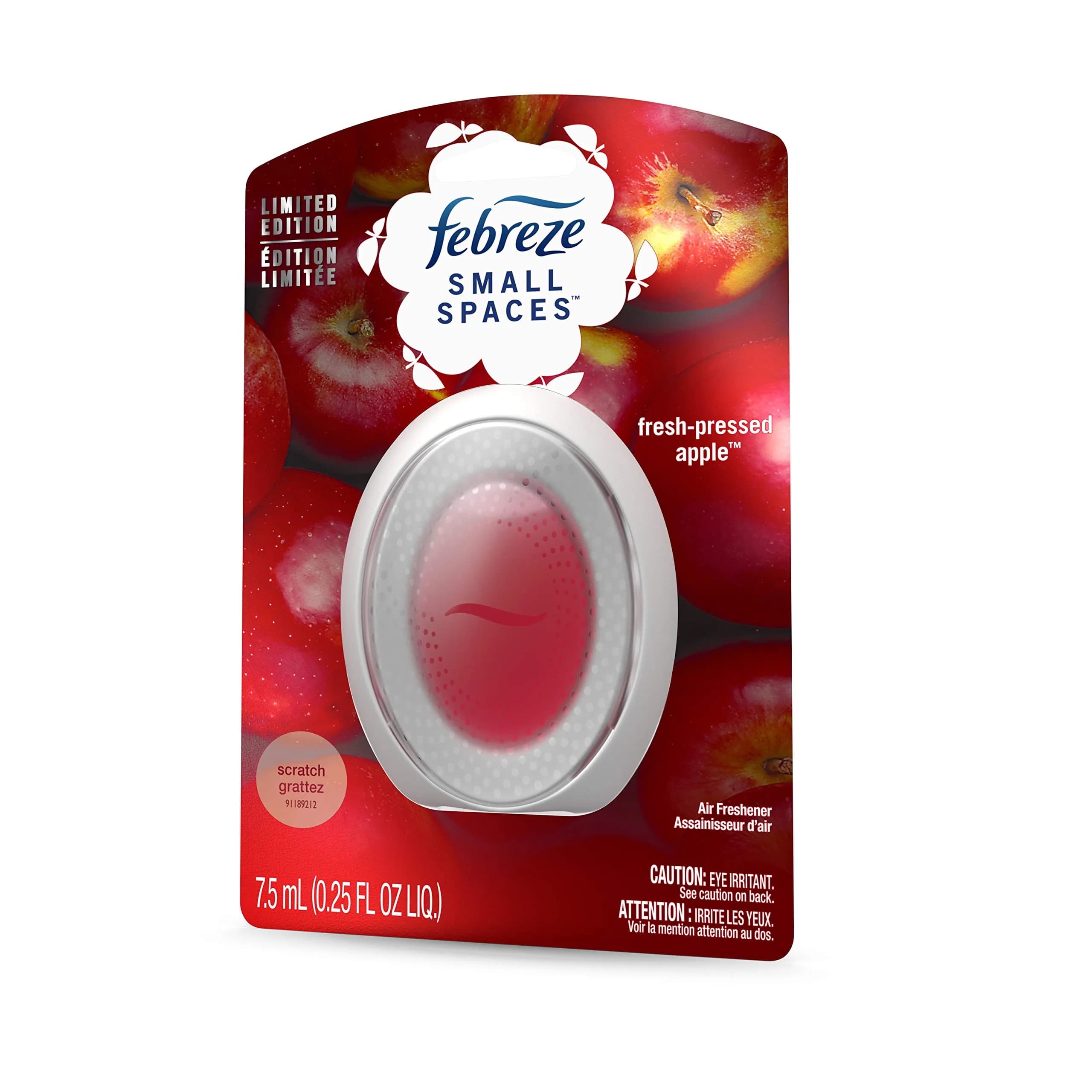 Febreze Small Spaces Air Freshener, Fresh Pressed Apple Scent, 0.07 L (0.25 Fl Oz) | Concentrated Formula for Odor Control - view 5