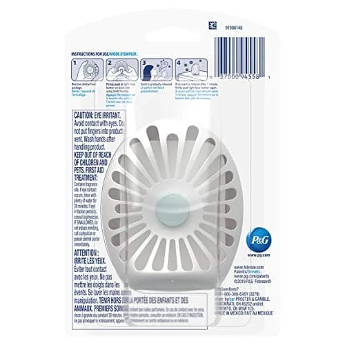 Febreze Small Spaces Air Freshener, Fresh Pressed Apple Scent, 0.07 L (0.25 Fl Oz) | Concentrated Formula for Odor Control thumbnail 2