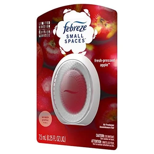 Febreze Small Spaces Air Freshener, Fresh Pressed Apple Scent, 0.07 L (0.25 Fl Oz) | Concentrated Formula for Odor Control thumbnail 3
