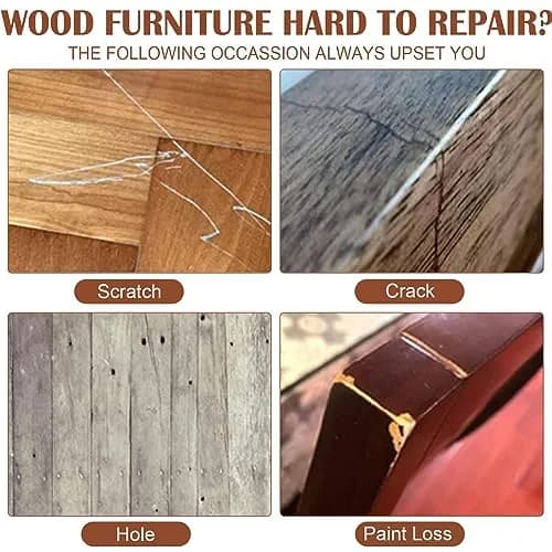 SEISSO 12 Colors Furniture Wood Floor Repair Kit | Scratch Cover & Filler for Wood Surfaces thumbnail 9