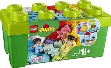 LEGO DUPLO Classic Brick Box 10913 (65 Pieces, Multicolor) | Educational Toy Building Blocks for Ages 18 Months+ thumbnail 4