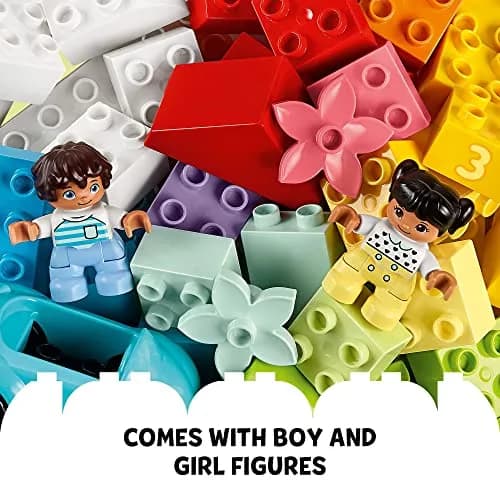 LEGO DUPLO Classic Brick Box 10913 (65 Pieces, Multicolor) | Educational Toy Building Blocks for Ages 18 Months+ thumbnail 7