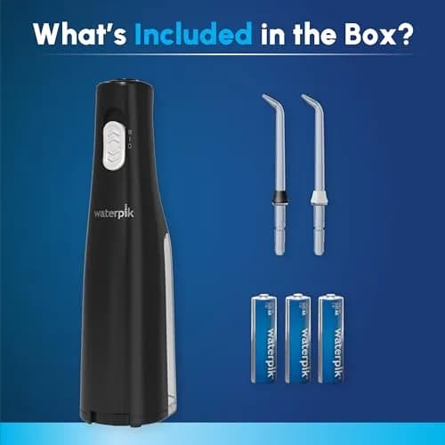 Waterpik Cordless Express Water Flosser WF-02 Black | ADA Accepted, Battery Operated, Waterproof thumbnail 4