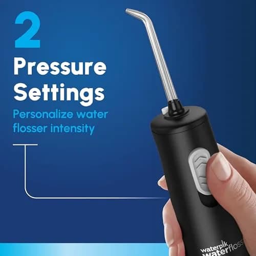 Waterpik Cordless Express Water Flosser WF-02 Black | ADA Accepted, Battery Operated, Waterproof thumbnail 6