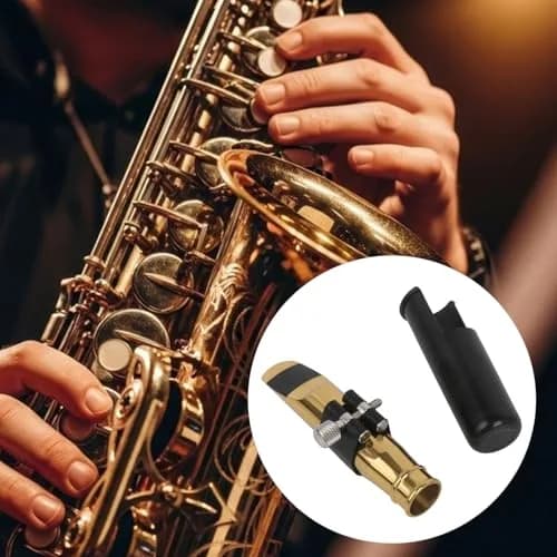 Yibuy Golden Jazz Tenor Saxophone Mouthpiece 8# Interface (10.7cm / 4.21in) | Bright & Crisp Tone thumbnail 6
