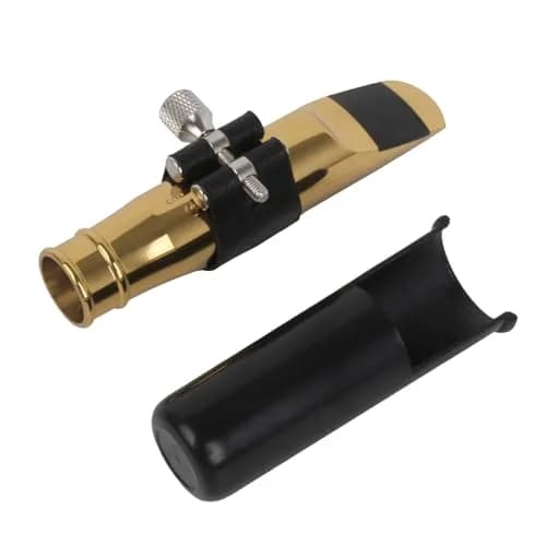 Yibuy Golden Jazz Tenor Saxophone Mouthpiece 8# Interface (10.7cm / 4.21in) | Bright & Crisp Tone thumbnail 3