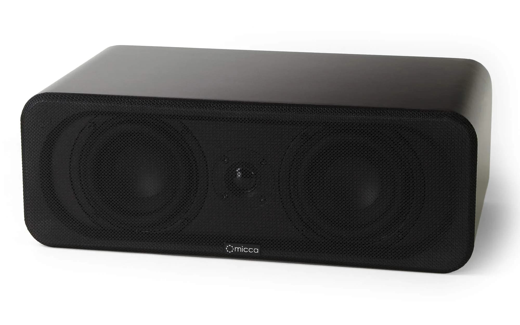 Micca RB42-C Reference 2-Way Passive Center Channel Speaker, Walnut | Robust Bass & Clear Dialog — Dark Walnut