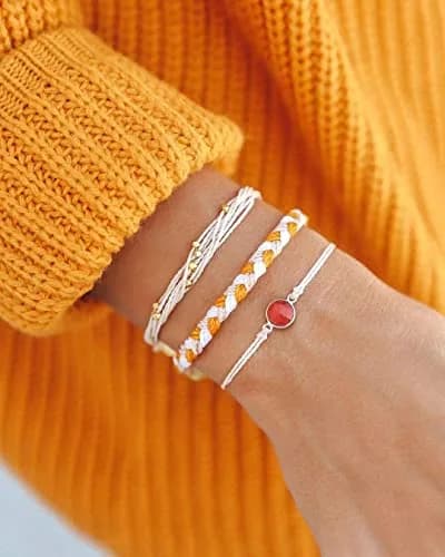 Phinicco Waxed Polyester Cord 40 Colors 400m | Waterproof Jewelry String for Bracelets & Jewelry Making thumbnail 2