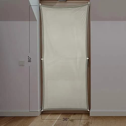 Reaper Brothers 36" x 80" (91cm x 203cm) Gray Holographic Rear Projection Screen | Halloween Illusion Effect thumbnail 3