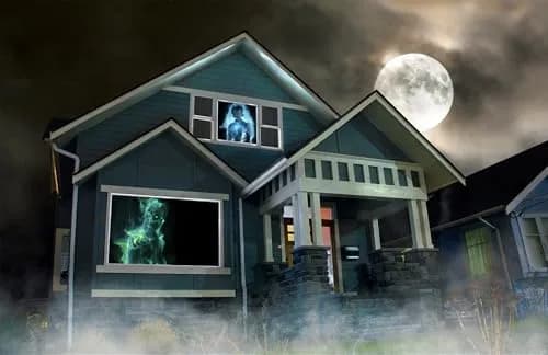 Reaper Brothers Holographic Rear Projection Screen 152.4cm x 101.6cm (60" x 40") | Creates Killer Illusion for Halloween Videos thumbnail 8
