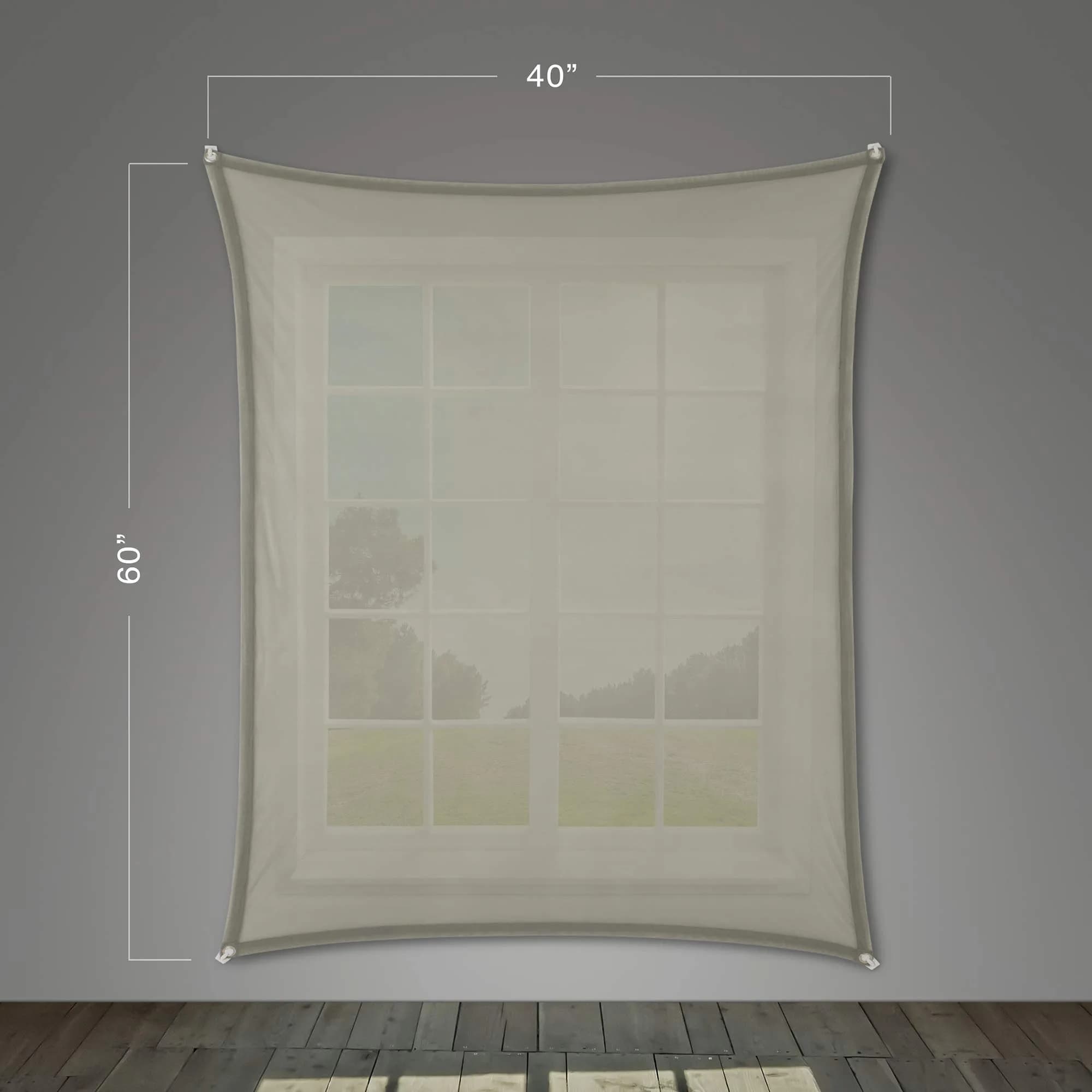 Reaper Brothers Holographic Rear Projection Screen 152.4cm x 101.6cm (60" x 40") | Creates Killer Illusion for Halloween Videos - view 3