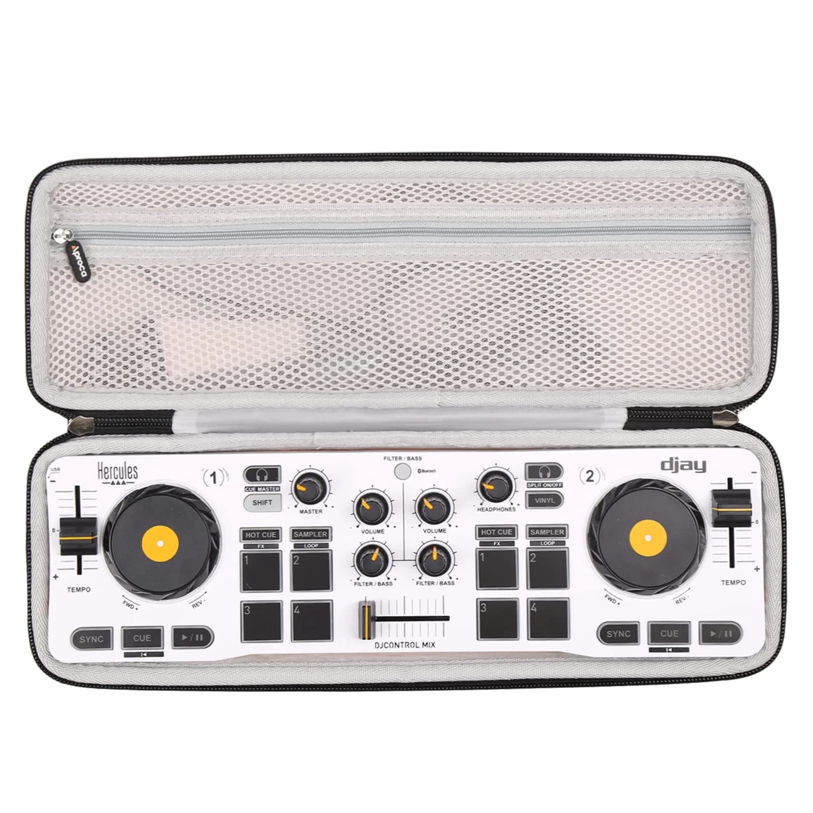 Aproca Hard DJ Controller Case for Hercules DJControl Mix & Starlight | 36.1cm (14.1") - main product image