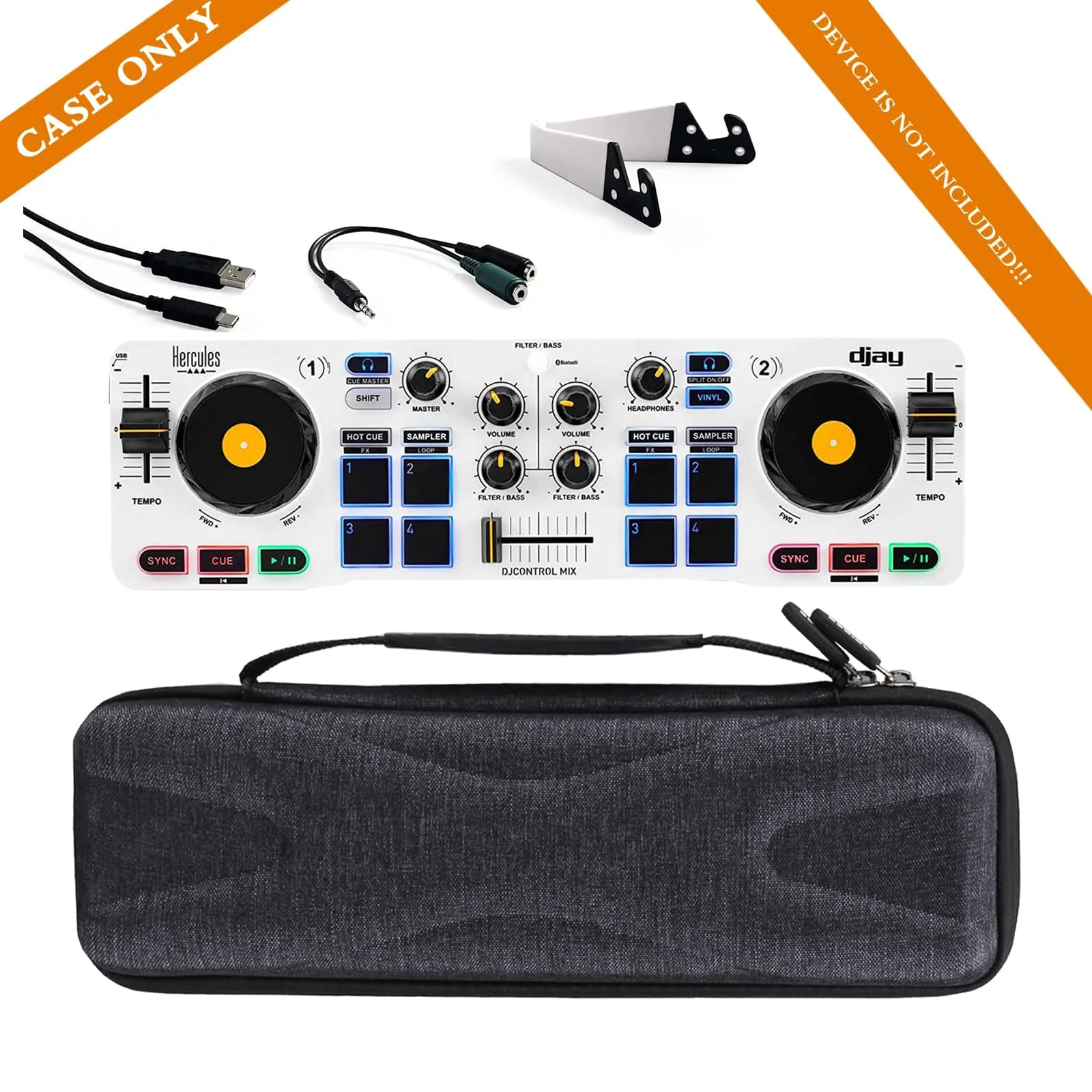 Aproca Hard DJ Controller Case for Hercules DJControl Mix & Starlight | 36.1cm (14.1") - view 5