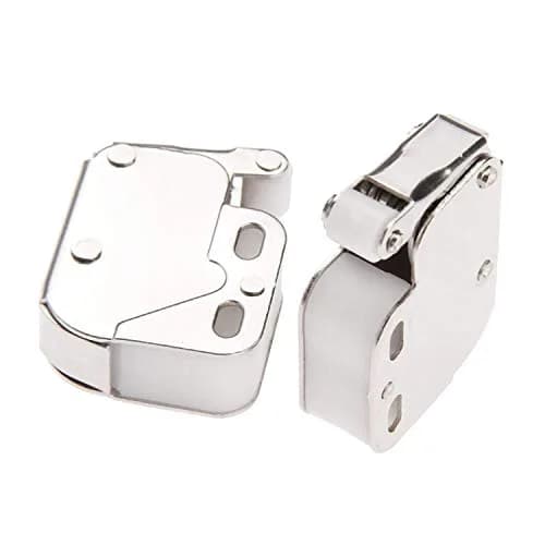 Auto-plaza Spring Loaded Mini Tip Push Catch Lock Set for Cupboard Doors | Caravan & Home Use thumbnail 3