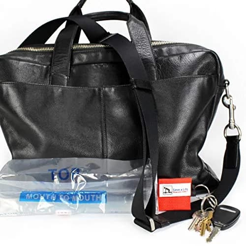 American CPR Rescue Face Shield Keychain Mask, 25-Pack | One Way Valve for CPR & AED Training thumbnail 4