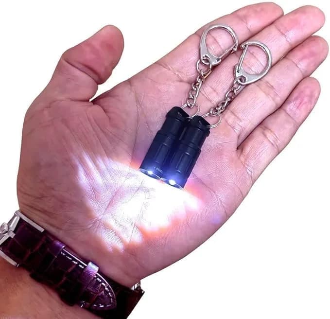 Nitefox e1 Keychain Flashlight 1.3 inch (3.3 cm) | Micro Tiny Light for Everyday Carry - main product image