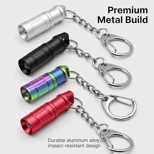 Nitefox e1 Keychain Flashlight 1.3 inch (3.3 cm) | Micro Tiny Light for Everyday Carry thumbnail 7