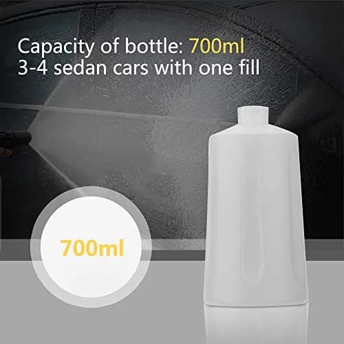 FUNTECK Foam Cannon Lance for Karcher K2-K7 Pressure Washer, 700ml (23.67 Fl Oz) | Creates Thick Foam for Car Washing thumbnail 4