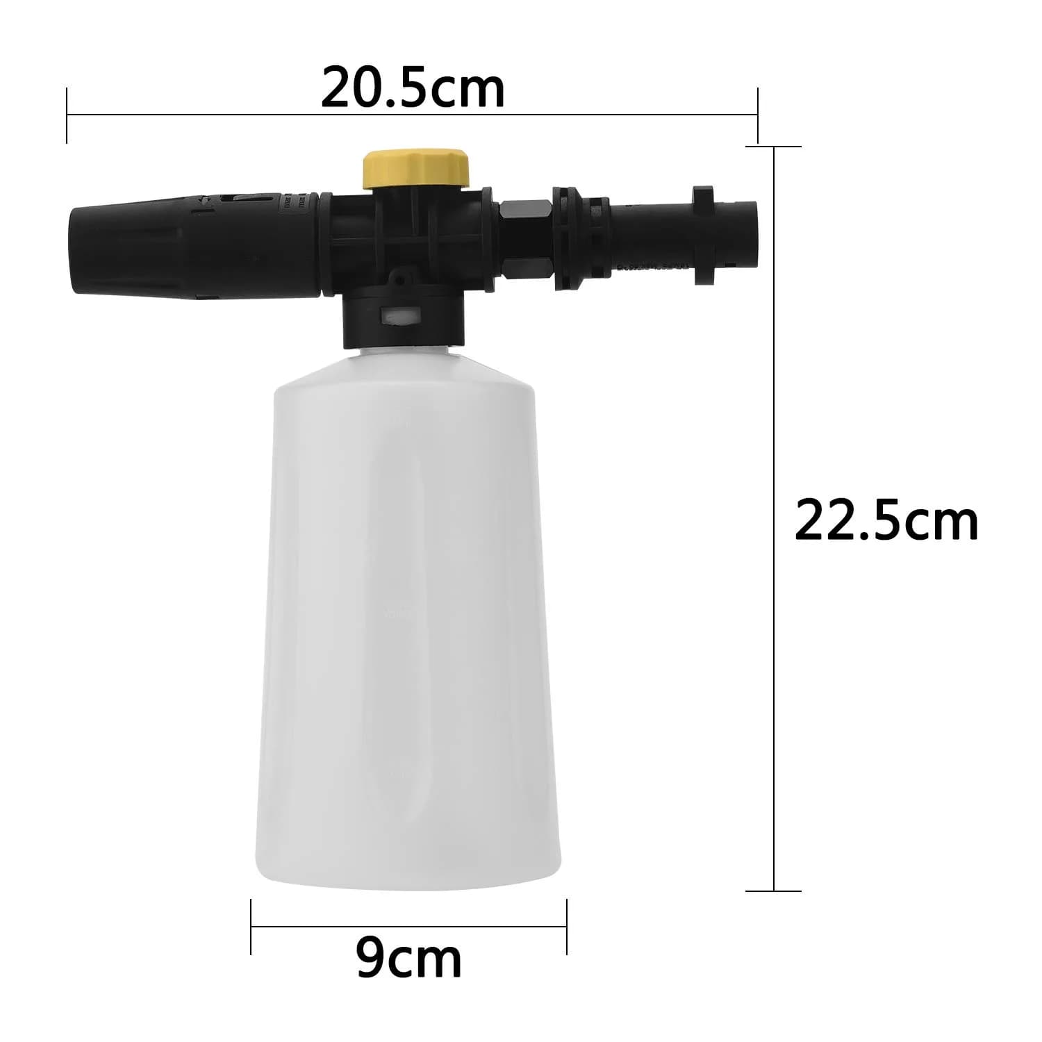 FUNTECK Foam Cannon Lance for Karcher K2-K7 Pressure Washer, 700ml (23.67 Fl Oz) | Creates Thick Foam for Car Washing - view 5