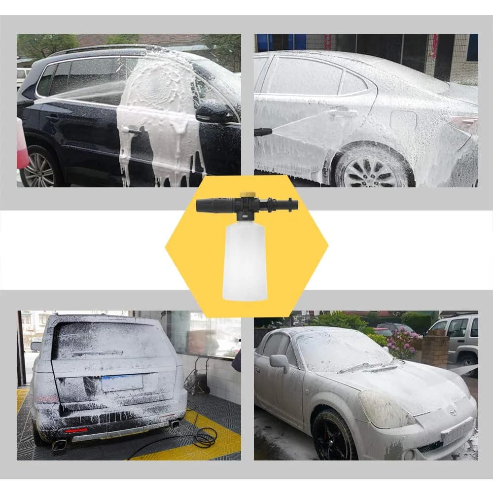 FUNTECK Foam Cannon Lance for Karcher K2-K7 Pressure Washer, 700ml (23.67 Fl Oz) | Creates Thick Foam for Car Washing - view 6