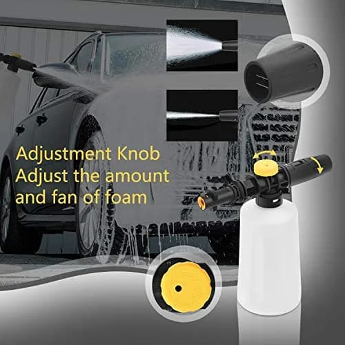 FUNTECK Foam Cannon Lance for Karcher K2-K7 Pressure Washer, 700ml (23.67 Fl Oz) | Creates Thick Foam for Car Washing thumbnail 3
