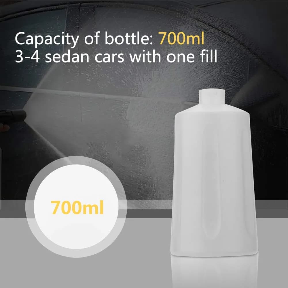 FUNTECK Foam Cannon Lance for Karcher K2-K7 Pressure Washer, 700ml (23.67 Fl Oz) | Creates Thick Foam for Car Washing - view 4