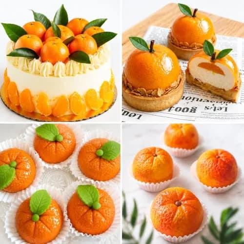 OCPO Kitchen Orange Silicone Mold for Baking Mousse Cake, 8 Cavities | Non-Stick Easy Release Dessert Chocolate Candy Jelly Ice Cream thumbnail 6