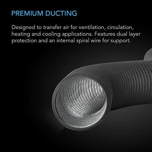 AC Infinity Flexible Aluminum Ducting 4" x 25ft | Heavy-Duty Four-Layer Protection for HVAC Ventilation - view 2