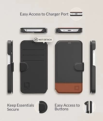 LUPA Legacy Wallet Case for iPhone 11 | Slim Durable Faux Leather Card Holder (6.1 Inch) thumbnail 5