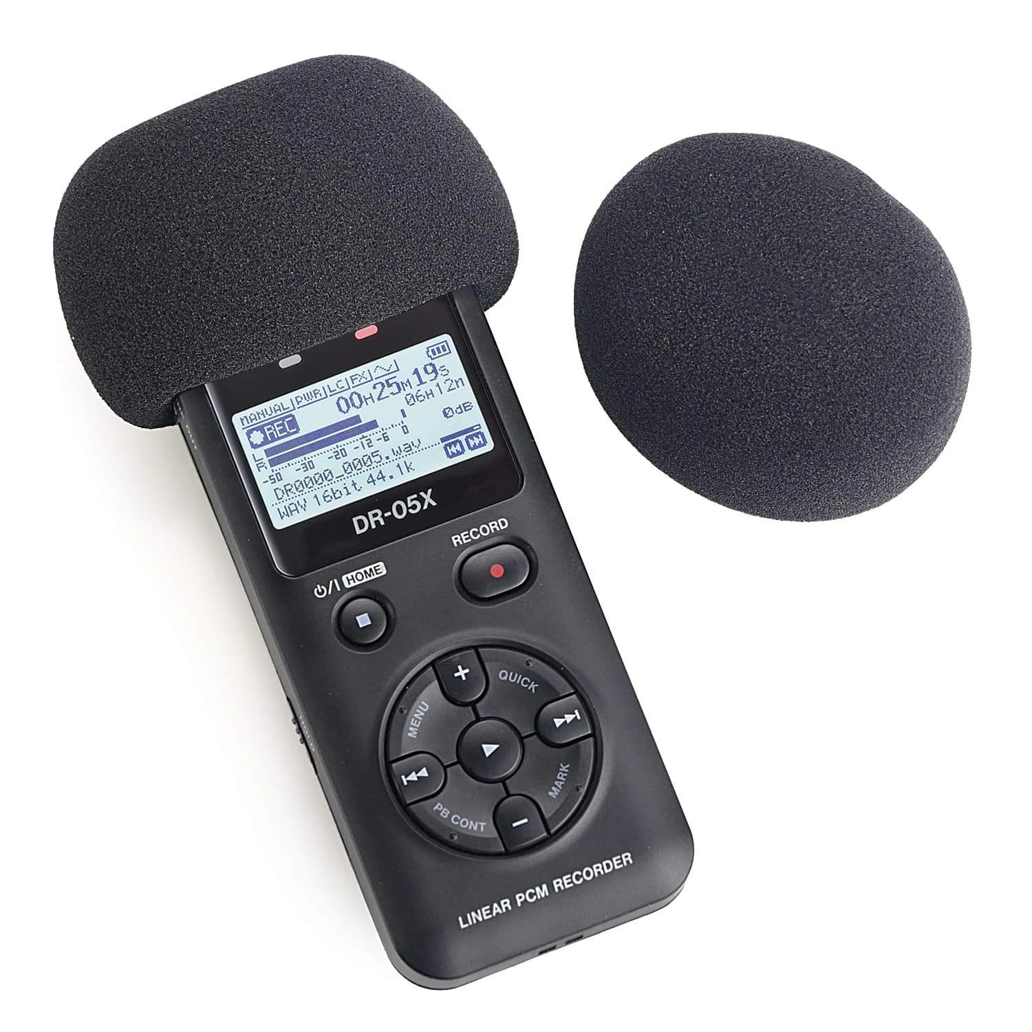YOUSHARES Foam Windscreen for Tascam DR-05 & DR-05X | Wind Noise Blocker — Foam