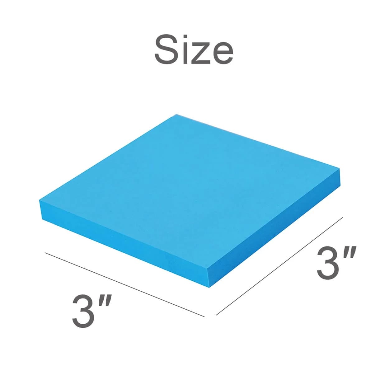 Vanpad Sticky Notes 3x3 Inches | Bright Colors Memo Pads (8 Pads, 82 Sheets/Pad) - view 2