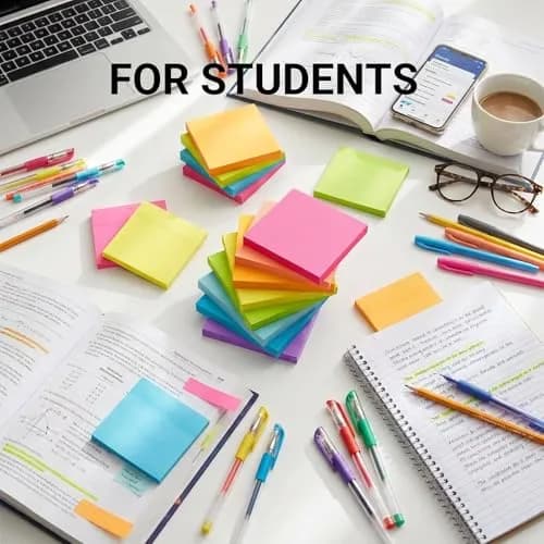 Vanpad 3x3 Inch Sticky Notes 8 Pads | Bright Colors, Super Sticky Adhesive thumbnail 7