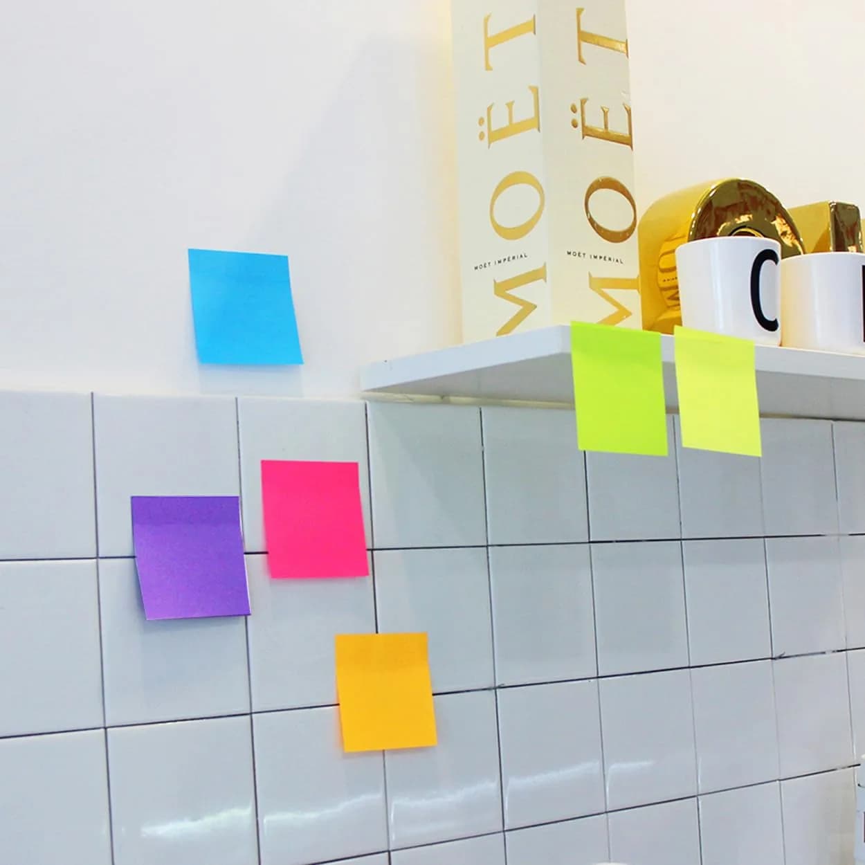 Vanpad Sticky Notes 3x3 Inches | Bright Colors Memo Pads (8 Pads, 82 Sheets/Pad) - view 4