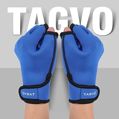 TAGVO Aquatic Gloves for Upper Body Resistance | Water Resistance Training Gloves for Men Women & Kids thumbnail 2