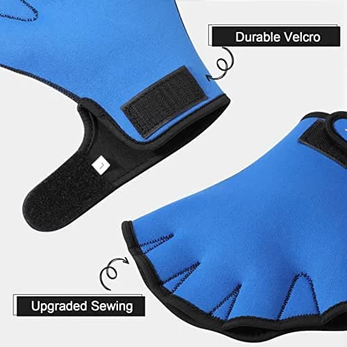 TAGVO Aquatic Gloves for Upper Body Resistance | Water Resistance Training Gloves for Men Women & Kids thumbnail 3