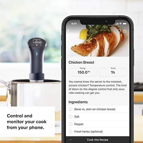 Anova Culinary Sous Vide Precision Cooker 2.0 (WiFi), 1000 Watts | 1.98 lb (0.89 kg) thumbnail 4