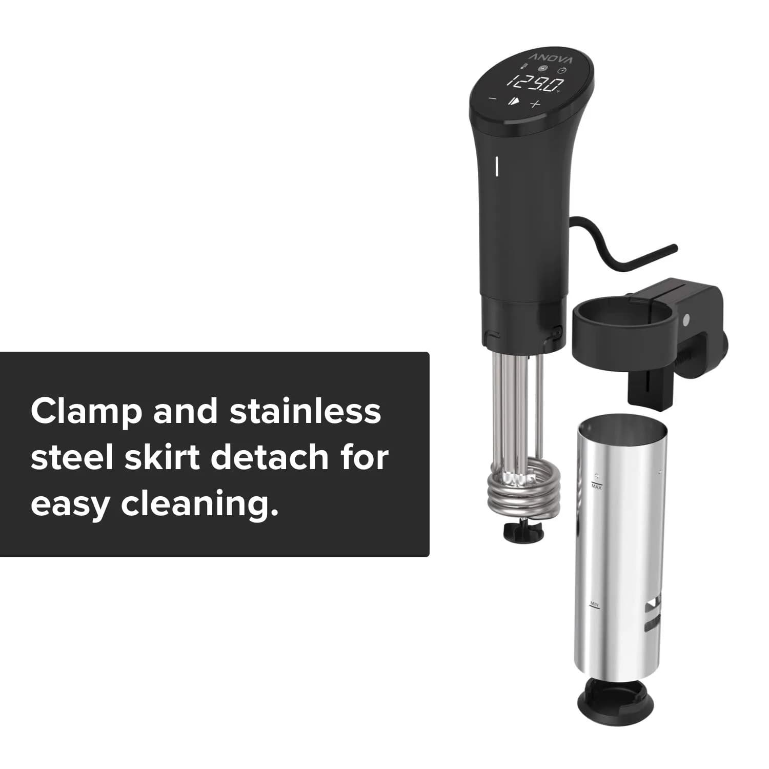 Anova Culinary Sous Vide Precision Cooker 2.0 (WiFi), 1000 Watts | 1.98 lb (0.89 kg) - view 6