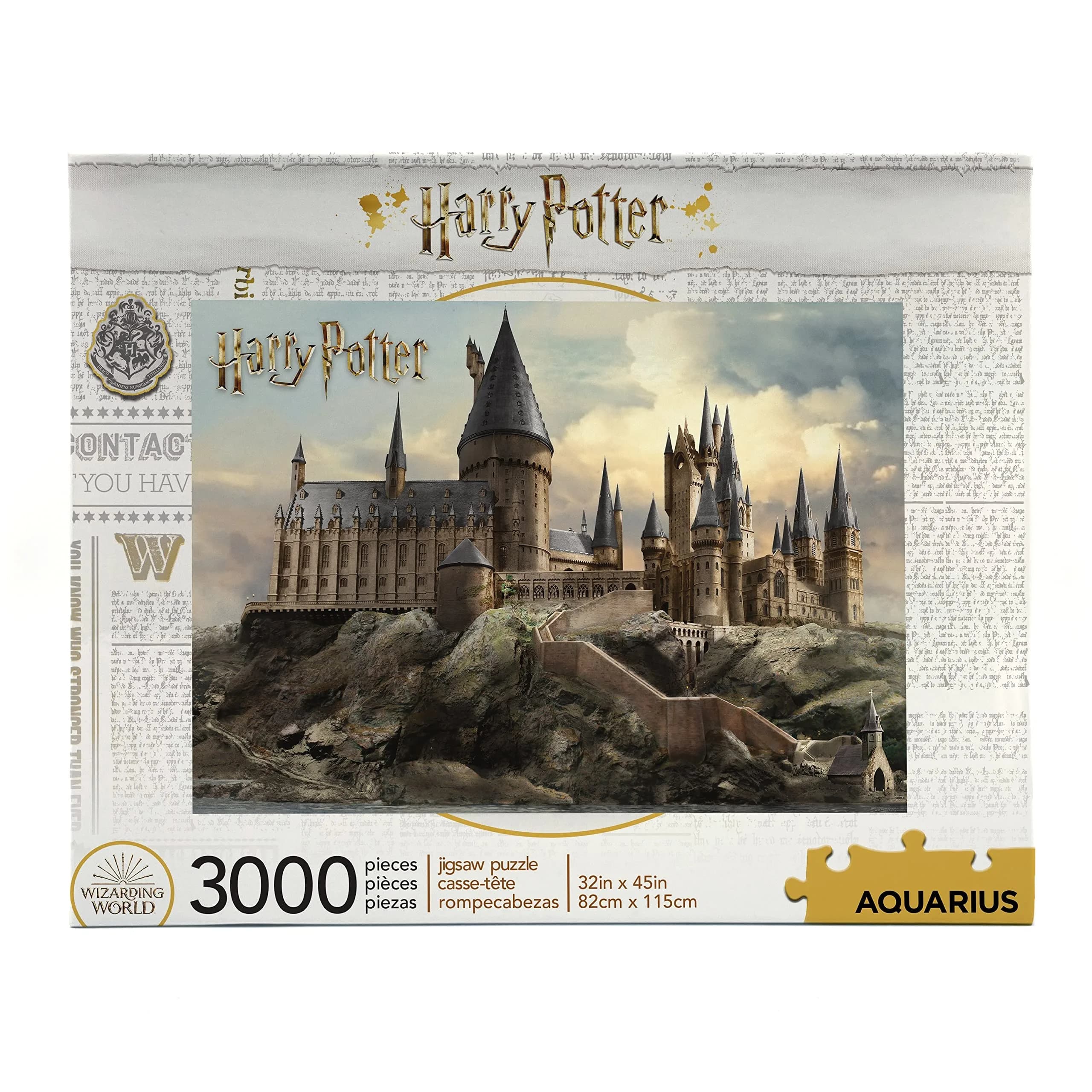 Aquarius Harry Potter Hogwarts Castle 3000 Piece Jigsaw Puzzle 115cm x 82cm | Educational Skill Building Toy - main product image
