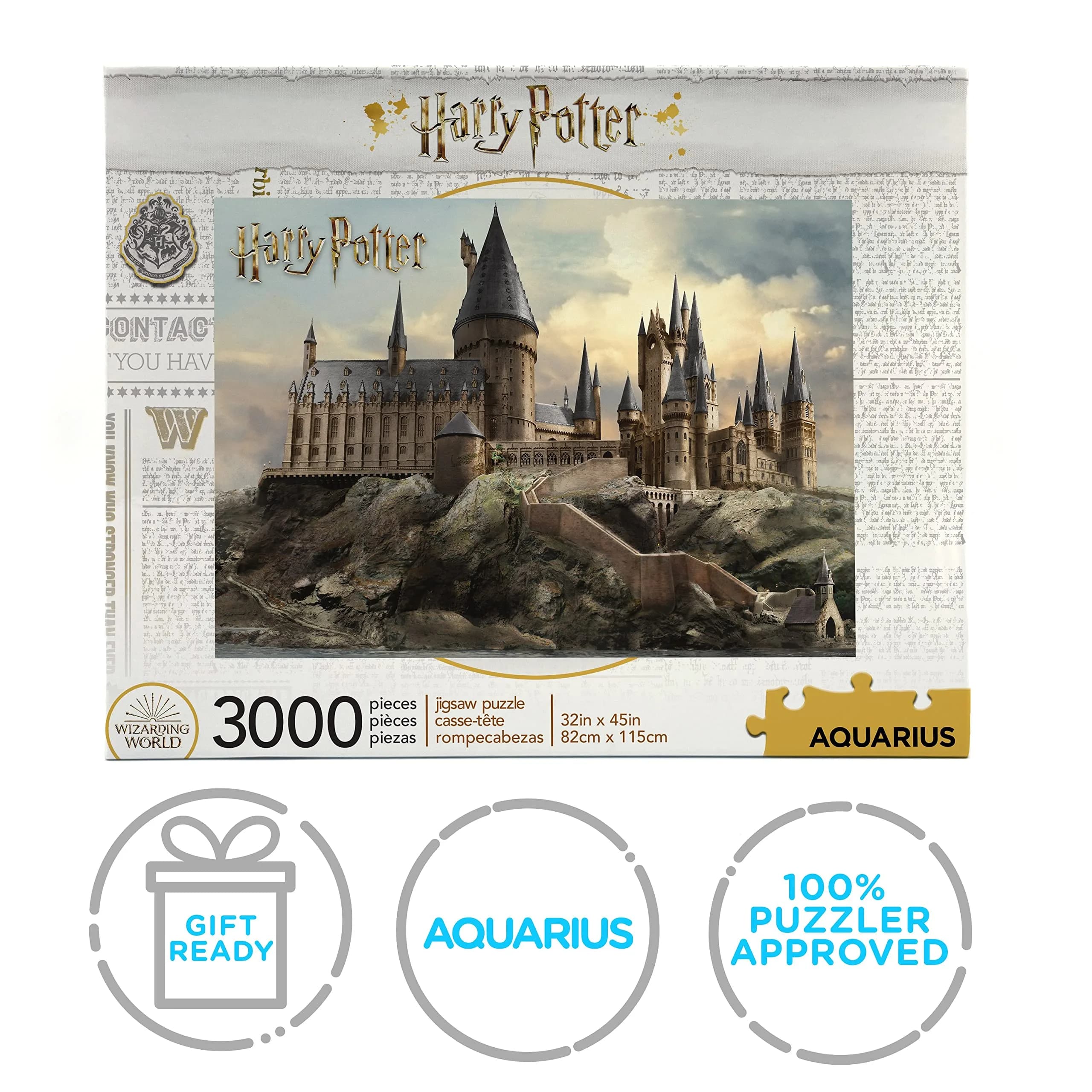 Aquarius Harry Potter Hogwarts Castle 3000 Piece Jigsaw Puzzle 115cm x 82cm | Educational Skill Building Toy - view 7