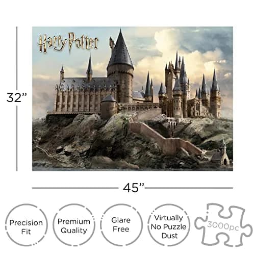 Aquarius Harry Potter Hogwarts Castle 3000 Piece Jigsaw Puzzle 115cm x 82cm | Educational Skill Building Toy thumbnail 2