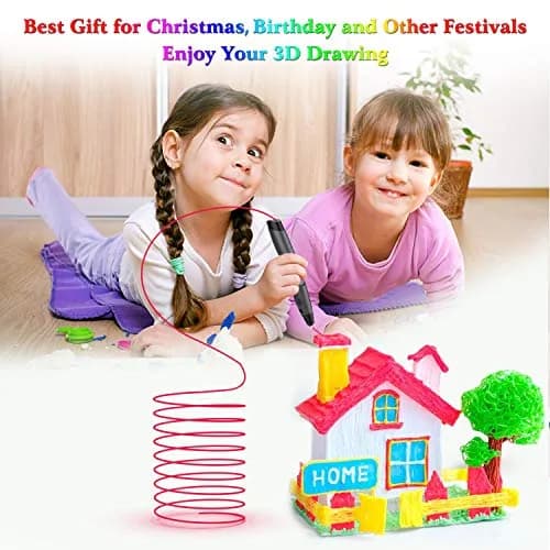 BBita 3D Printing Pen PCL Filament Refills 1.75mm | 20 Colors, 70℃ Low Melting Temp, Non-Toxic, 200 FT thumbnail 7