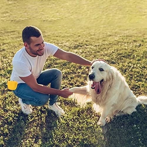 AUDWUD Silicone Dog Treat Pouch with Clicker & Magnetic Closure | Portable Training Container for Dogs thumbnail 6