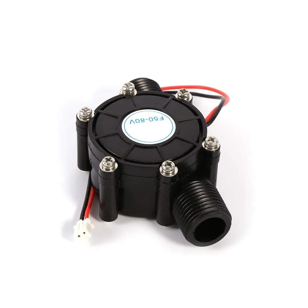 Hyuduo 5V 80V Electricity Generator | Micro Hydro Water Turbine Power — Black