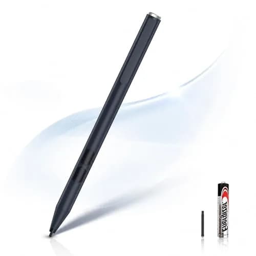 hacey Stylus Pen for Surface Pro & Tablets (Black) | 1024 Pressure, Palm Rejection, Long Battery thumbnail 1