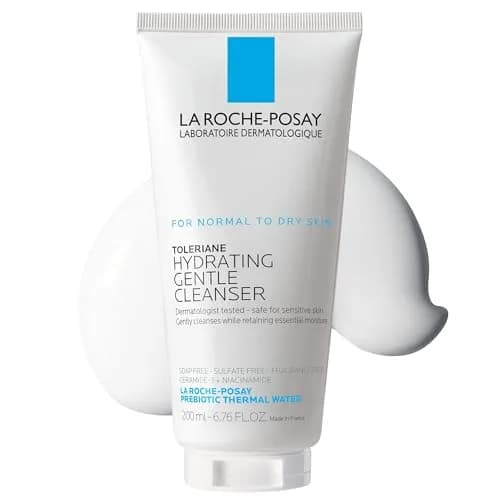 La Roche-Posay Toleriane Hydrating Gentle Facial Cleanser, 200 ml (6.76 Fl Oz) | USA Import - main product image