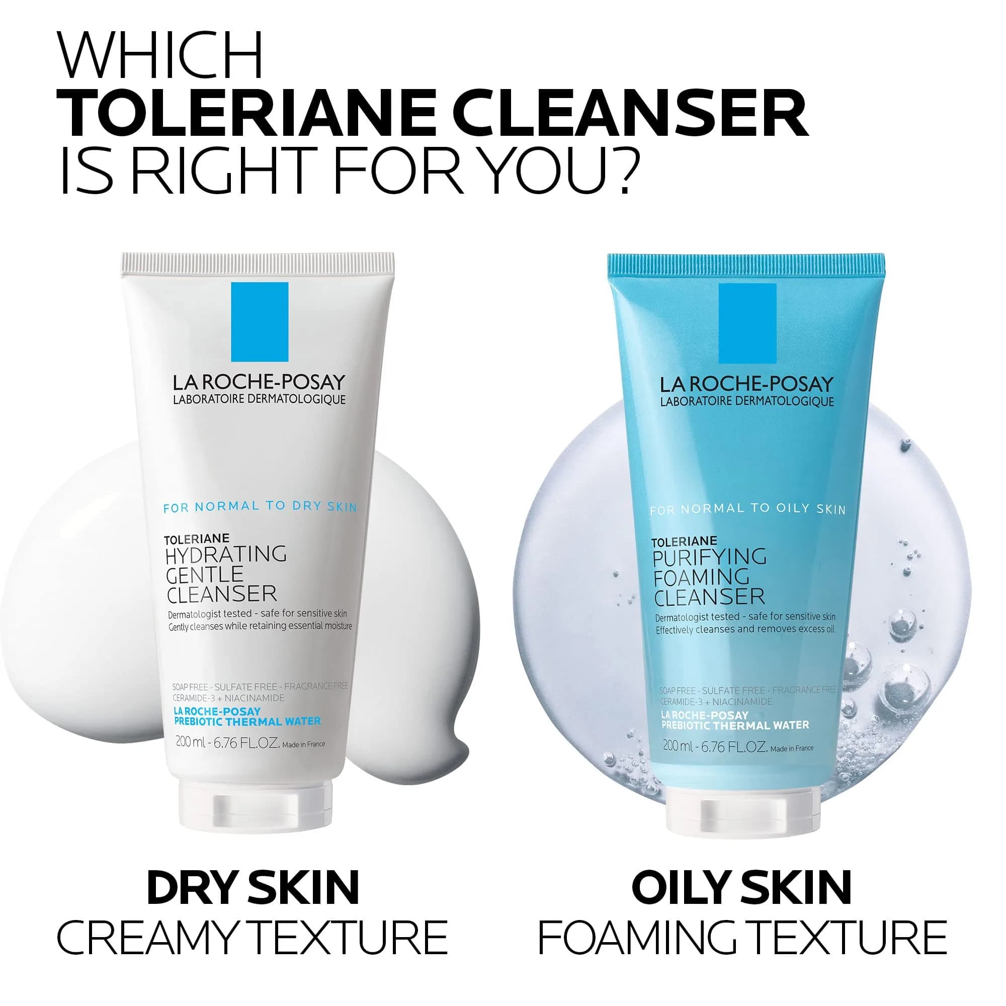 La Roche-Posay Toleriane Hydrating Gentle Facial Cleanser, 200 ml (6.76 Fl Oz) | USA Import - view 7